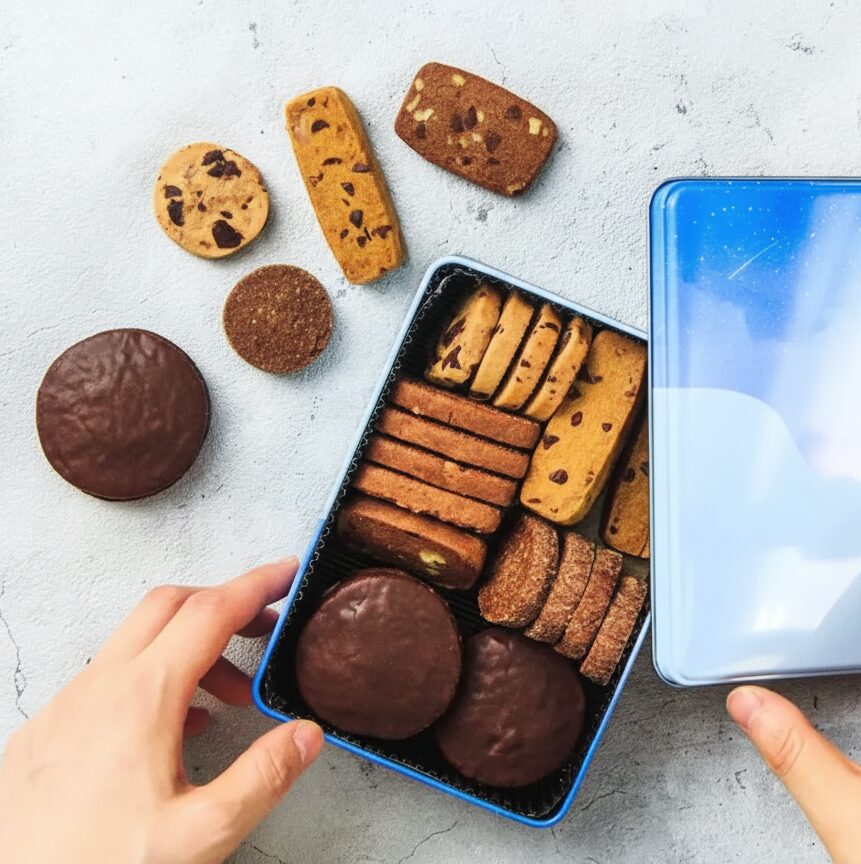 チョコだらけクッキー缶 | toroa